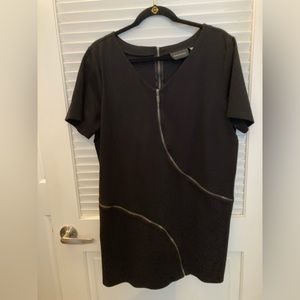 Pre-Loved Mark Zunino Black Zipper Dress
